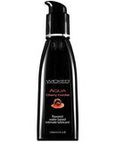 Wicked Sensual Care Collection Aqua Waterbased Lubricant - 4 Oz Cherry Cordial