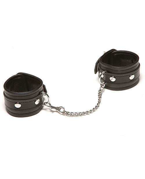 Xplay Love Chain Wrist Cuffs - Black