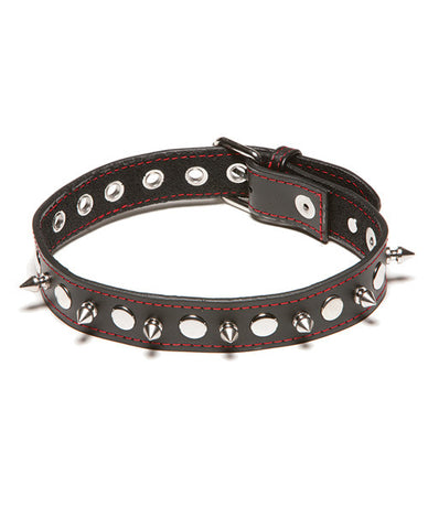 Xplay Spiked Collar - Black