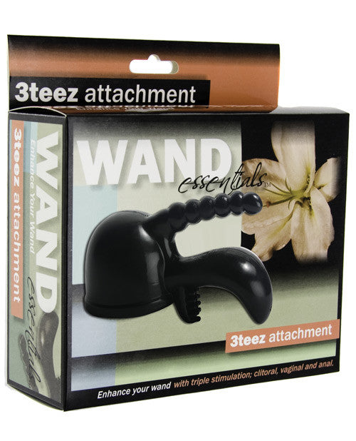 Wand Essentials 3 Teez Wand Attachment - Black