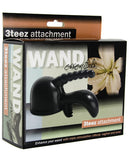 Wand Essentials 3 Teez Wand Attachment - Black