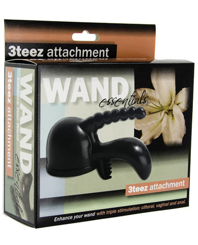 Wand Essentials 3 Teez Wand Attachment - Black