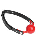 Master Series The Hush Gag Comfort Ball Gag - Red