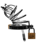 Master Series Chastity Cage W-flexible Urethral Plug