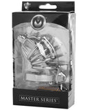 Master Series Chastity Cage W-flexible Urethral Plug