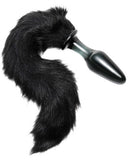 Tailz Midnight Fox Tail Glass Anal Plug