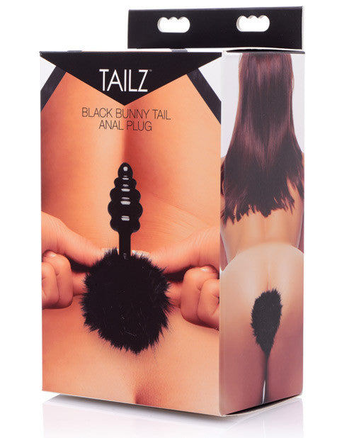 Tailz Black Bunny Tail Anal Plug