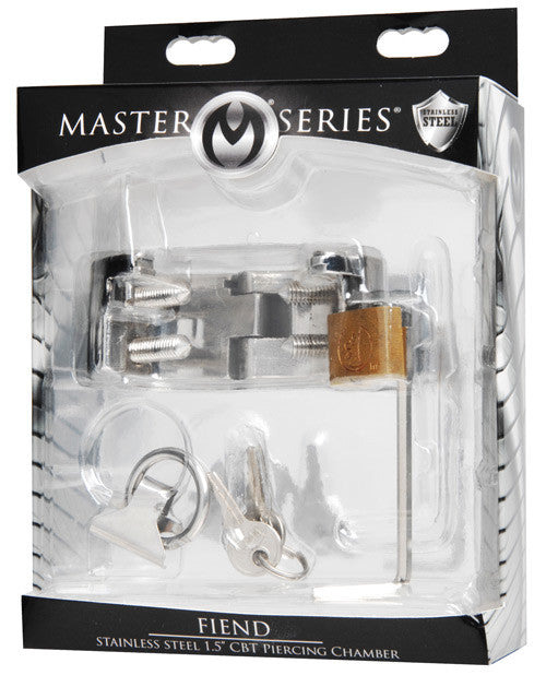 Master Series Fiend Stainless Steel Cbt Piercing Chamber