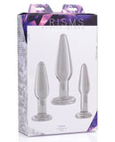 Prisms Dosha 3pc Glass Anal Plug Kit