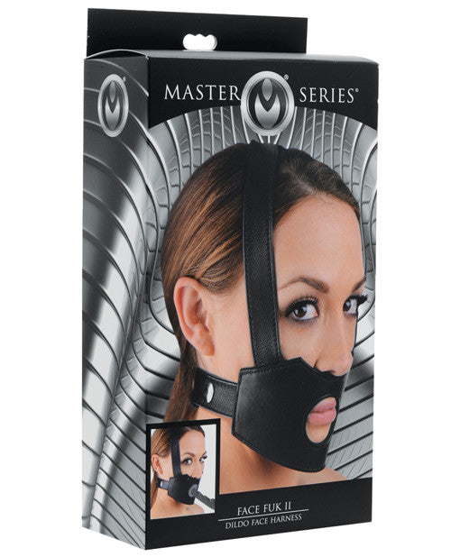 Master Series Face Fuk Ii Dildo Face Harness - Black