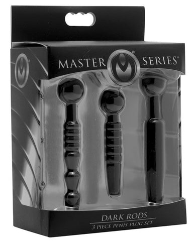 Master Series 3 Piece Dark Rods - Black