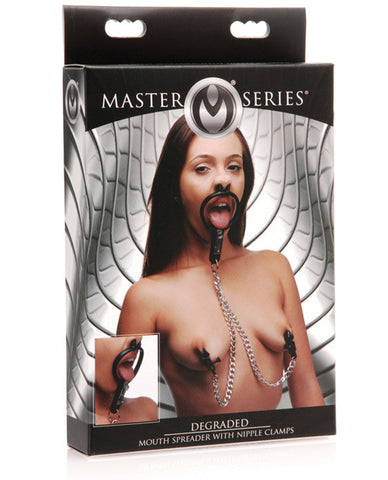 Master Series Degraded Mouth Spreader & Nipple Clamps