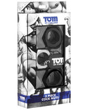 Tom Of Finland Hex Nut Cock Ring Set - Set Of 3